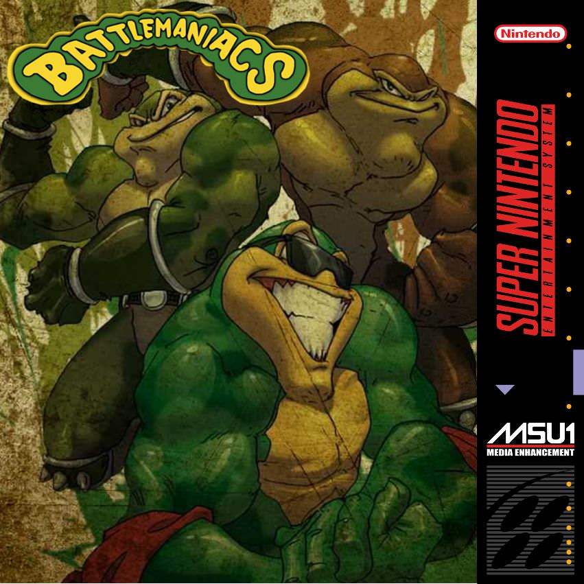 Battletoads in Battlemaniacs box art
