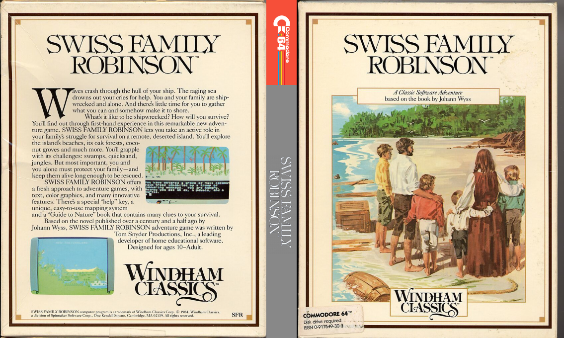 Swiss Family Robinson — box-texture (US)