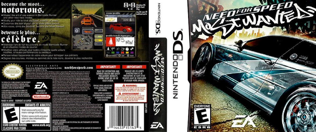 Need For Speed - Most Wanted — box-texture (US)