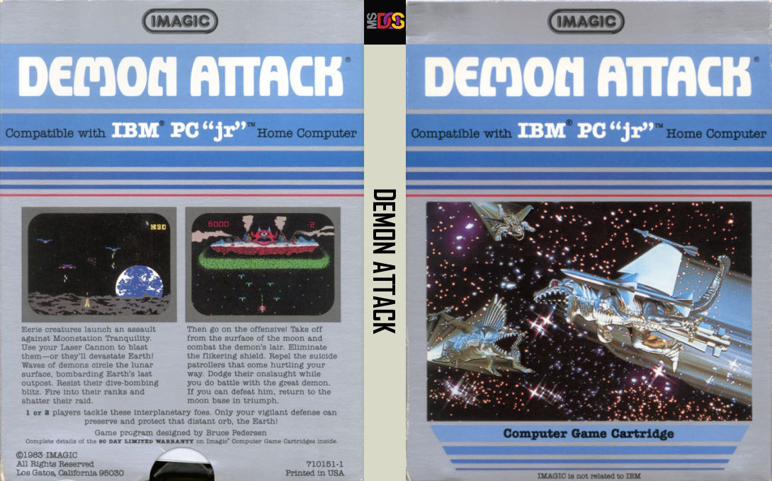 Demon Attack — box-texture (US)