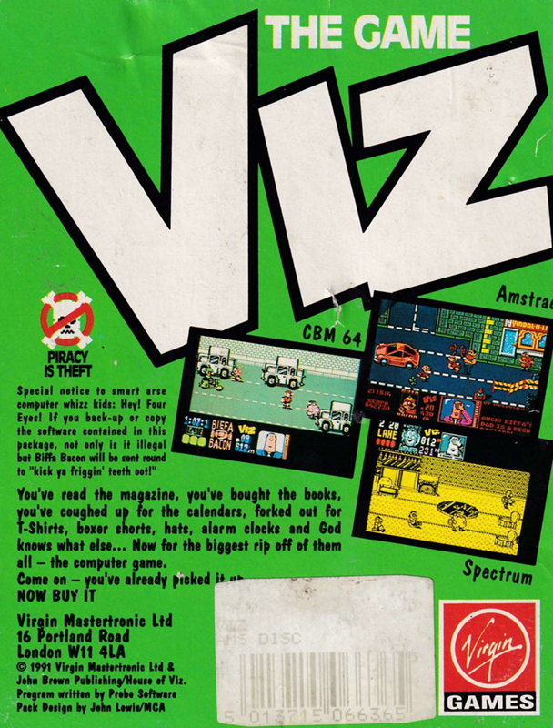 Viz - The Game — box-2D-back (EU)