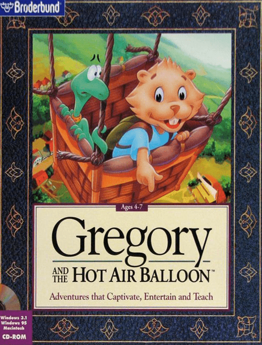 Gregory and the Hot Air Balloon box art