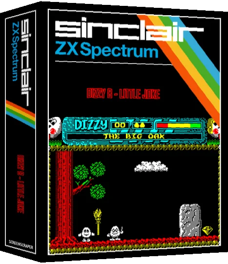 Dizzy VIII - Little Joke — box-3D (SS)