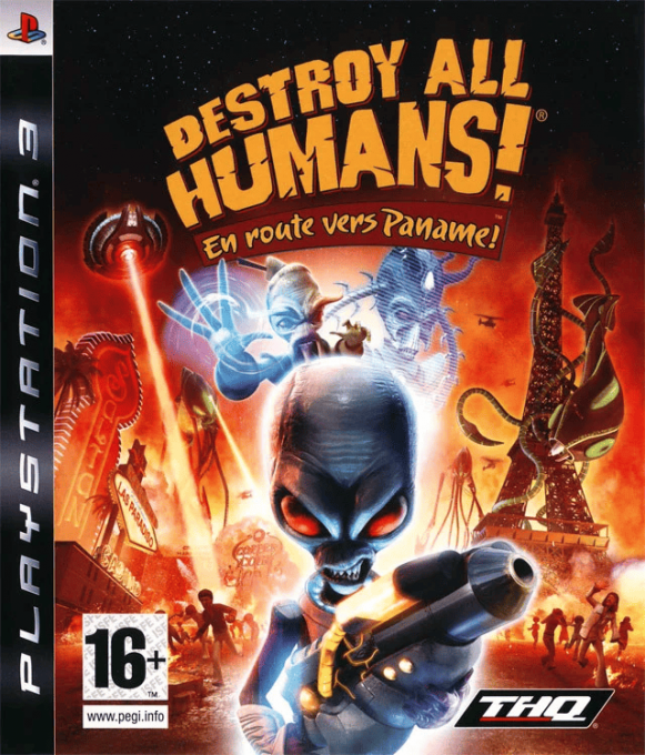Destroy All Humans! Path of the Furon — box-2D (FR)