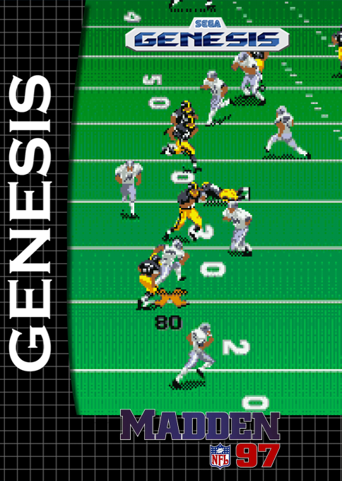 Madden NFL 97 — box-2D (SS)