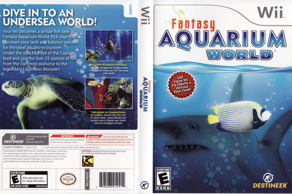 Fantasy Aquarium World — box-texture (US)