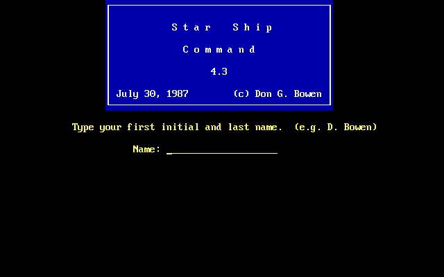 Star Ship Command — sstitle (WOR)