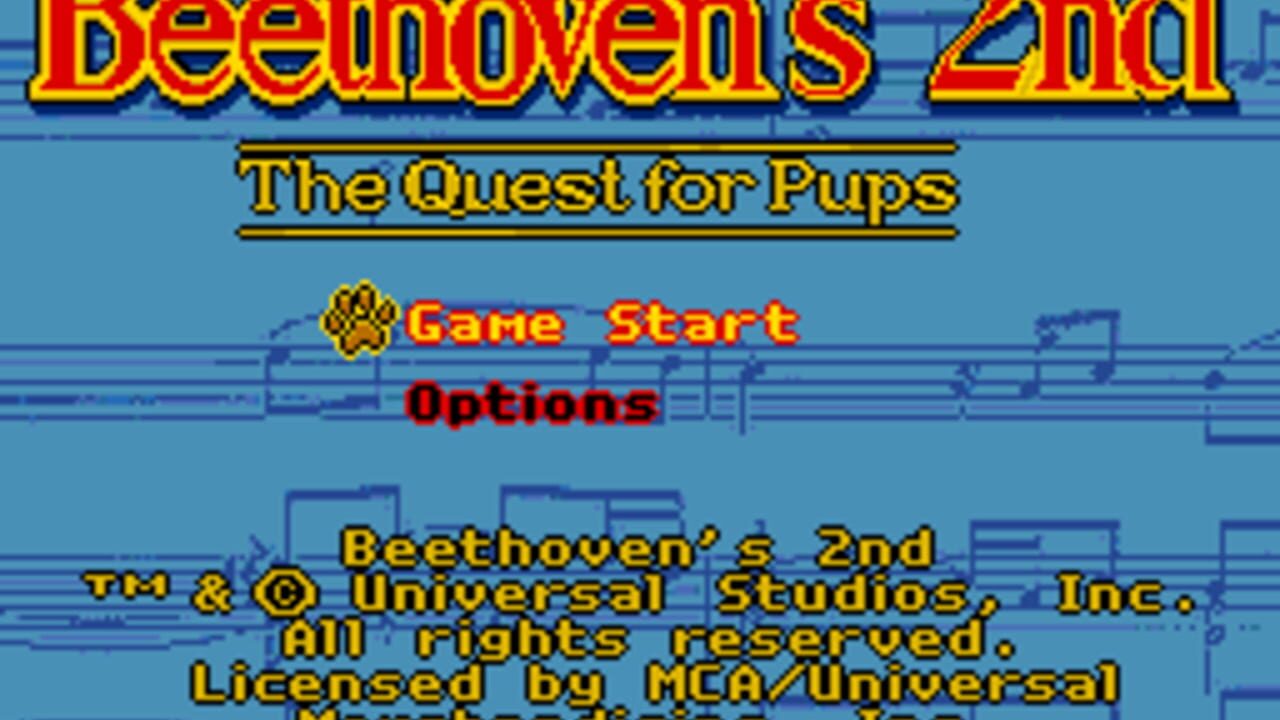 Beethoven's 2nd - The Quest for Pups — screenshot (WOR)