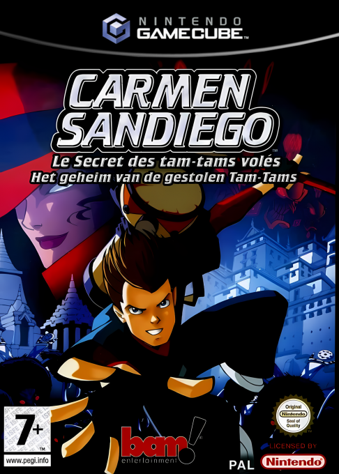 Carmen Sandiego - The Secret of the Stolen Drums — box-2D (FR)