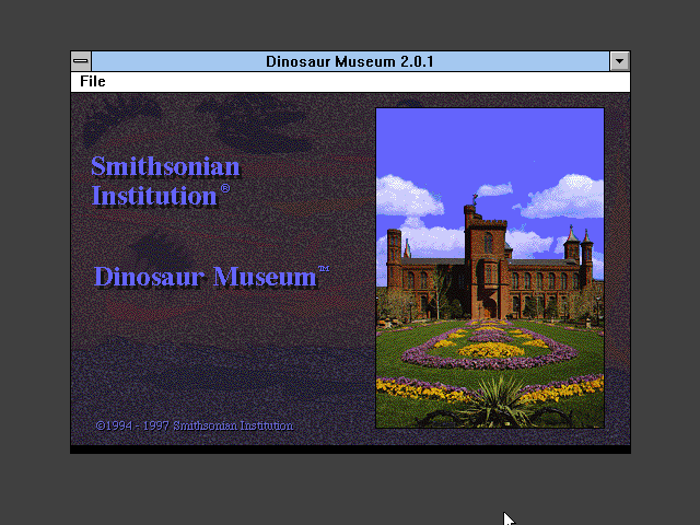 Smithsonian Institution: Dinosaur Museum — sstitle (WOR)