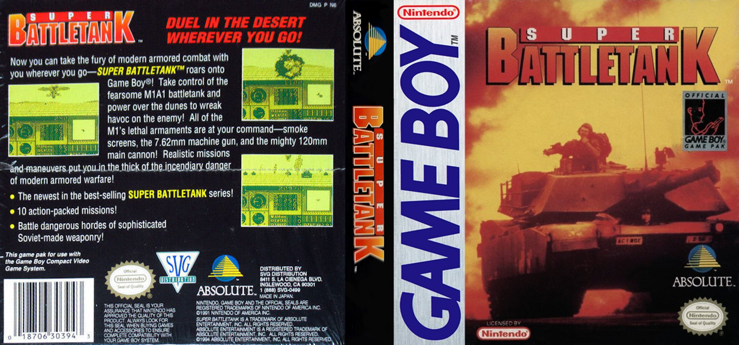 Super Battletank - War In The Gulf — box-texture (US)