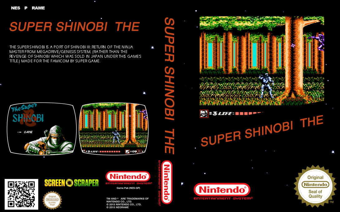 Super Shinobi, The — box-texture (SS)
