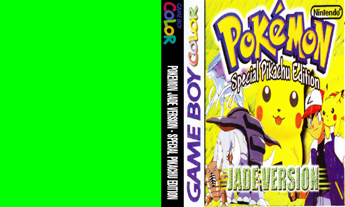 Pokemon Jade Version - Special Pikachu Edition — box-texture (TW)