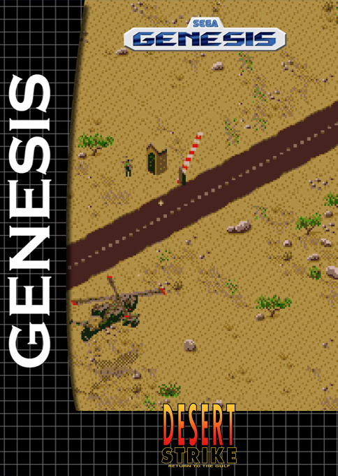 Desert Strike - Return To The Gulf — box-2D (SS)
