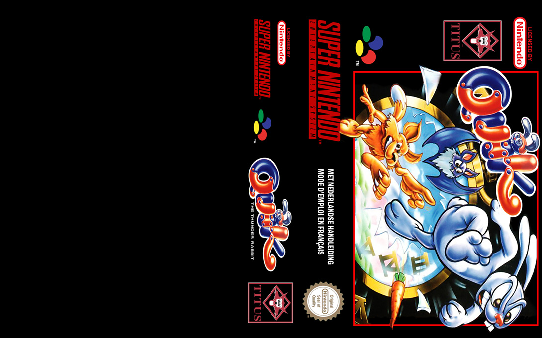 Quik The Thunder Rabbit — box-texture (EU)