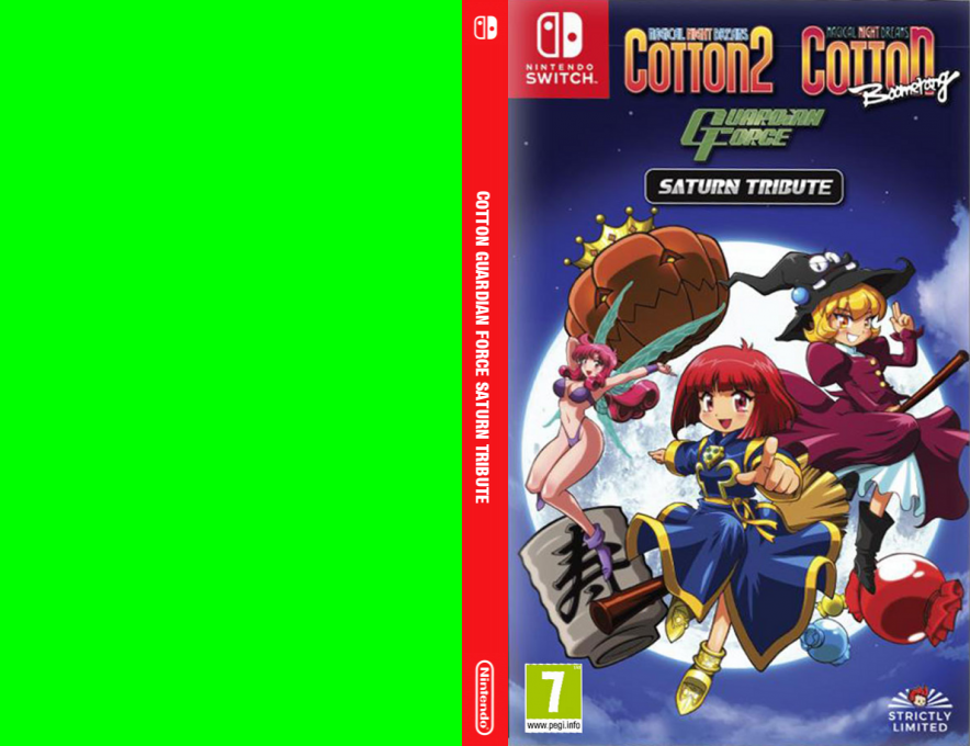 Cotton Guardian Force Saturn Tribute — box-texture (EU)