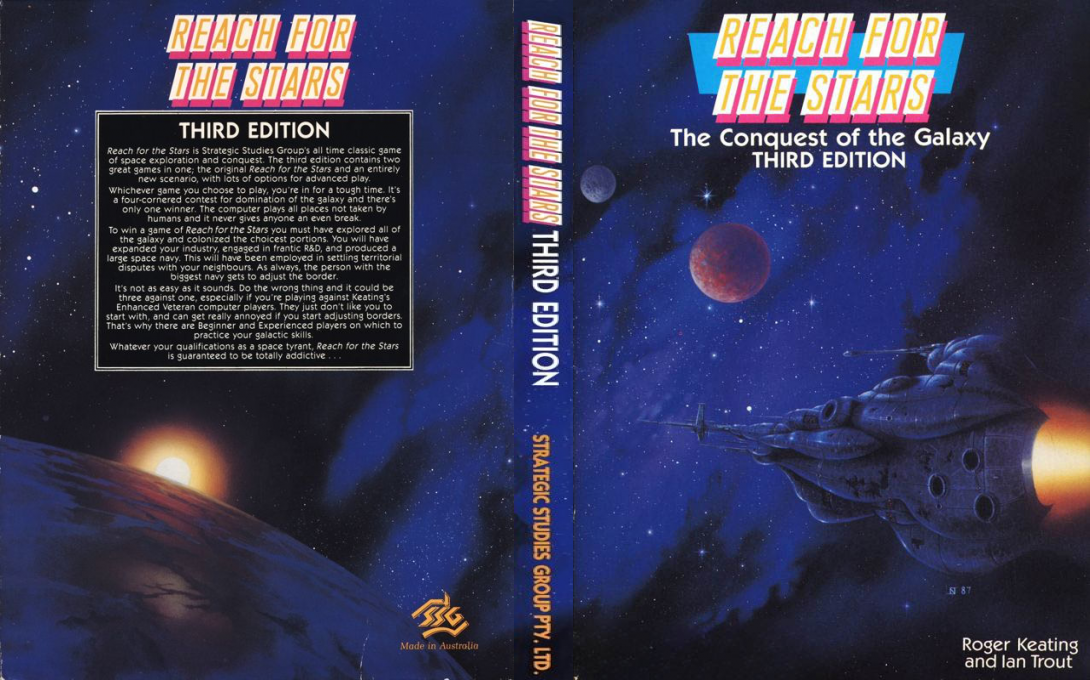 Reach For The Stars - The Conquest Of The Galaxy — box-texture (US)
