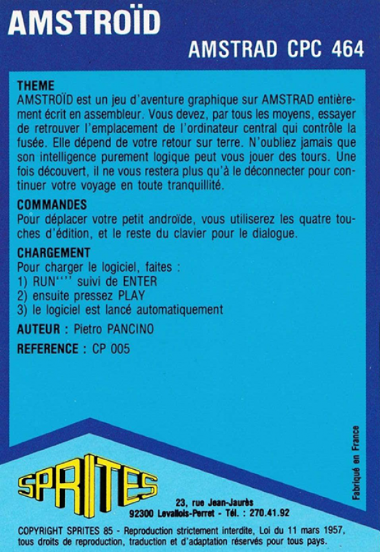 Amstroïd — box-2D-back (FR)