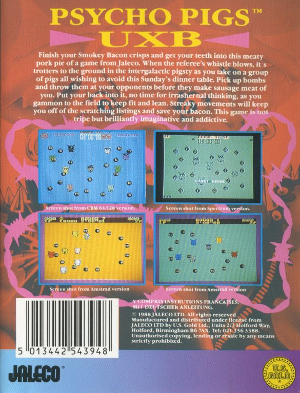 Psycho Pig U.X.B — box-2D-back (EU)