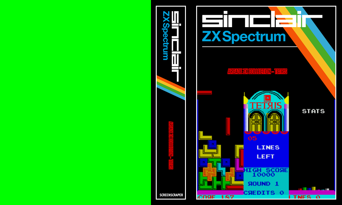 Arcade ZX Collection - Tetris — box-texture (SS)