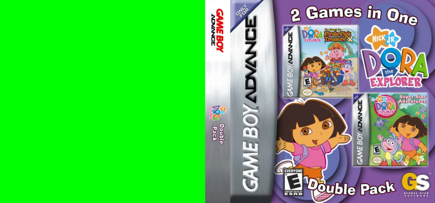 Dora The Explorer Double Pack — box-texture (US)