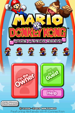 Mario vs. Donkey Kong Minis March Again! — sstitle (WOR)
