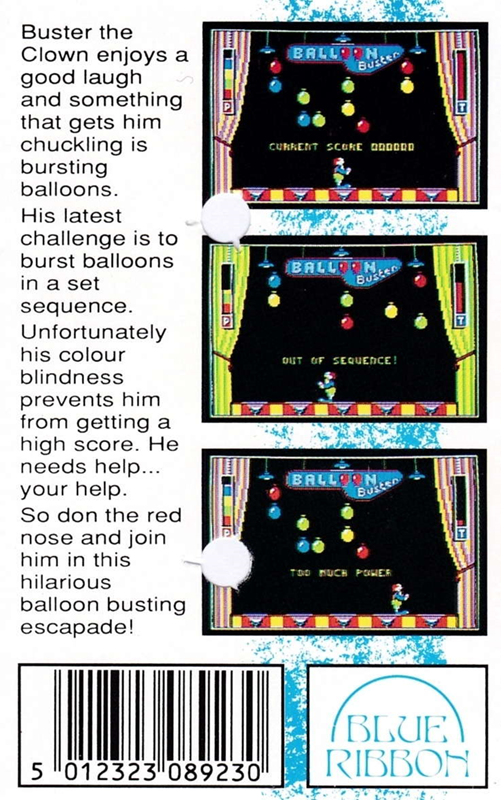 Balloon Buster — box-2D-back (EU)