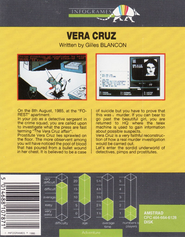 Affaire Vera Cruz, L' — box-2D-back (EU)