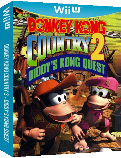 Donkey Kong Country 2 - Diddy's Kong Quest — box-3D (WOR)