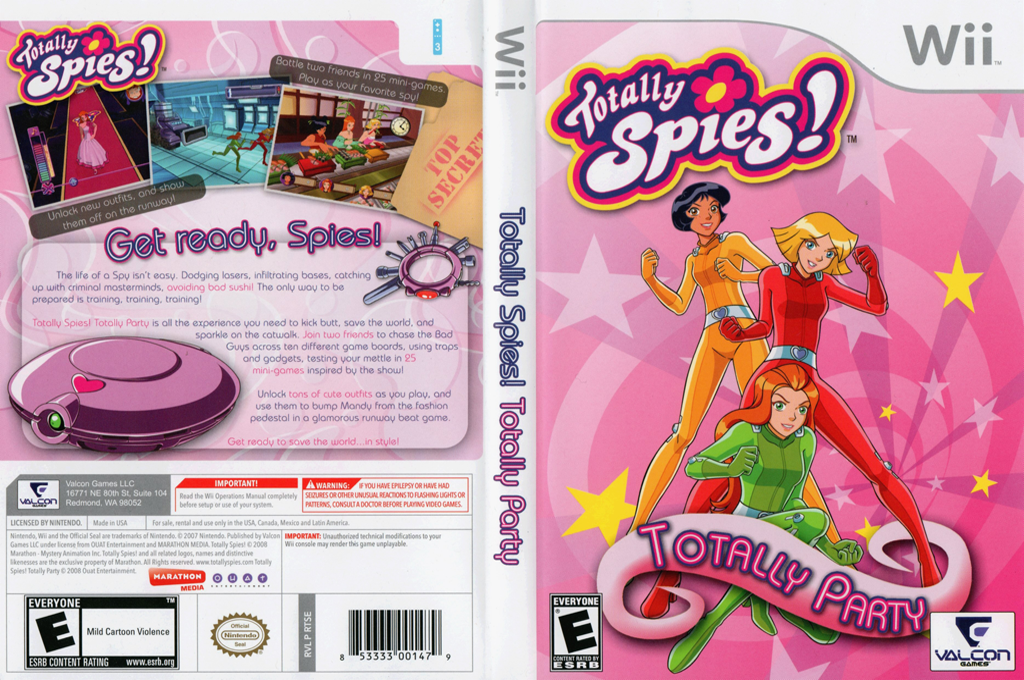 Totally Spies! Totally Party — box-texture (US)