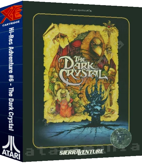 Hi-res Adventure #6 - The Dark Crystal — box-3D (WOR)