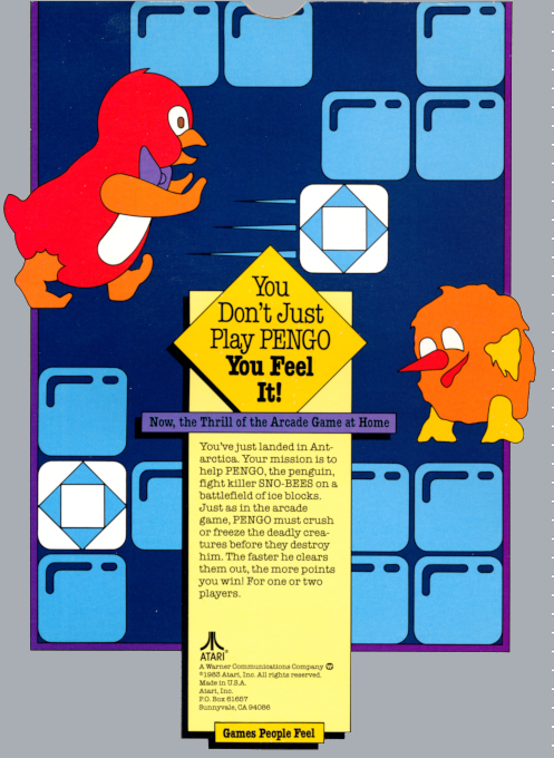 Pengo — box-2D-back (US)