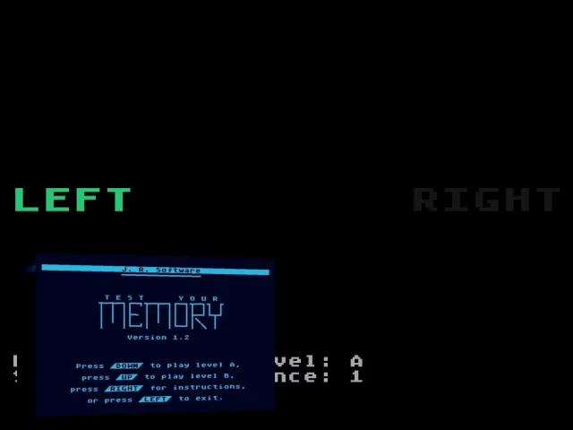 Test Your Memory — mixrbv2 (WOR)