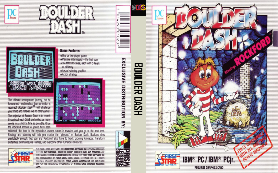Boulder Dash — box-texture (EU)