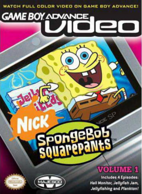 Game Boy Advance Video - Spongebob Squarepants - Volume 1 box art