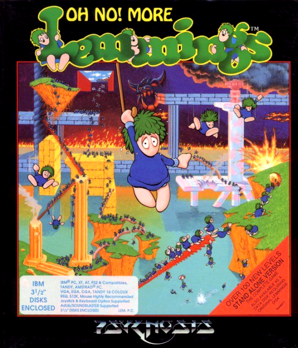Oh No! More Lemmings box art