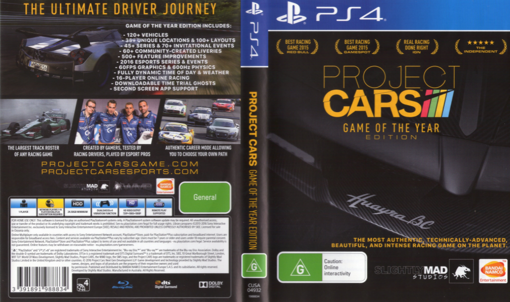 Project Cars - Game of the Year Edition — box-texture (AU)