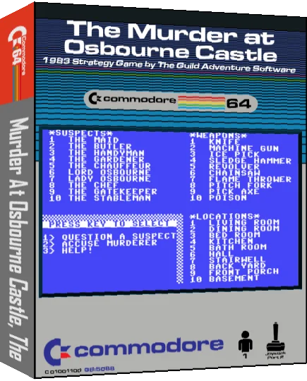 The Murder at Osbourne Castle — box-3D (CUS)