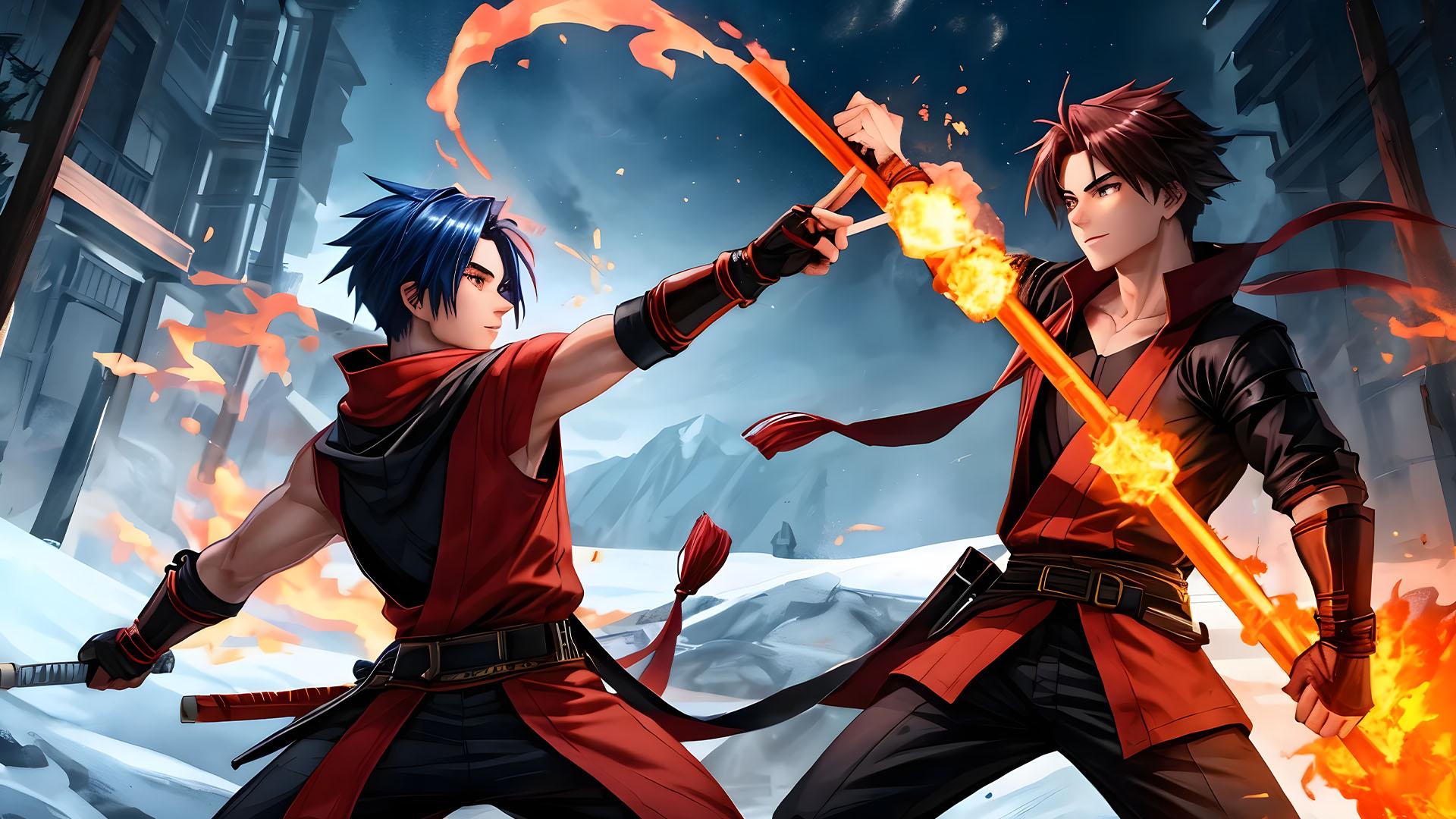 Ninja Fight — fanart