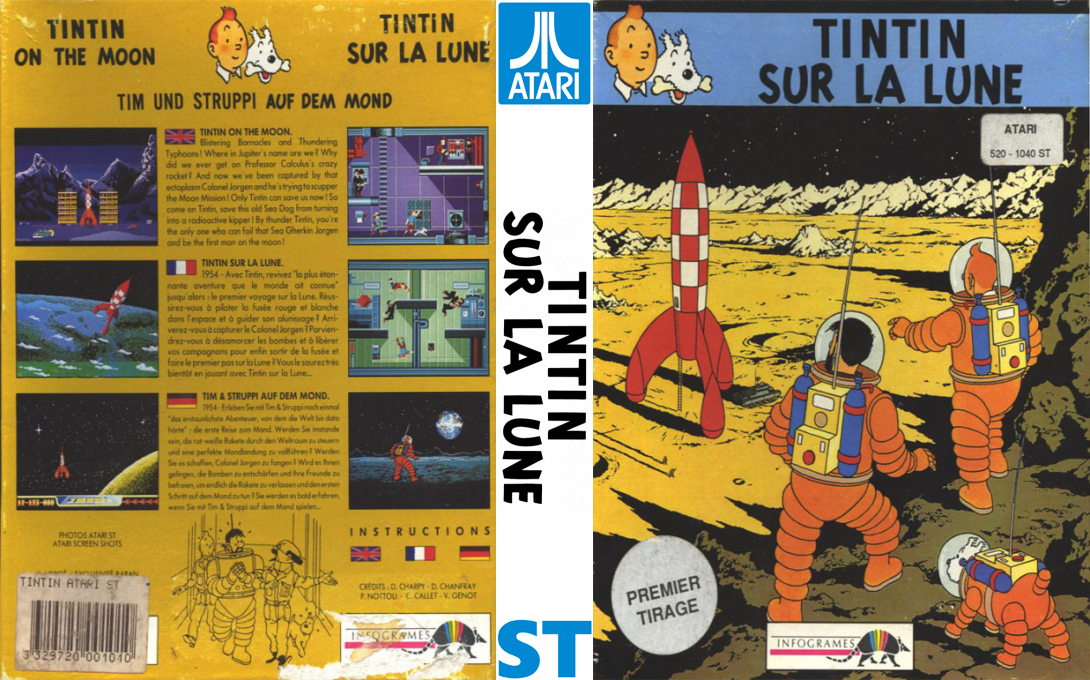 Tintin on the Moon — box-texture (FR)