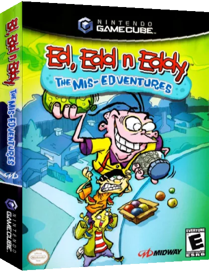 Ed, Edd n Eddy - The Mis-Edventures — box-3D (US)