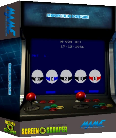 unknown Italian poker game — box-3D (SS)