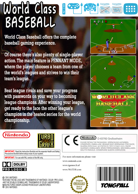 World Class Baseball — box-2D-back (EU)