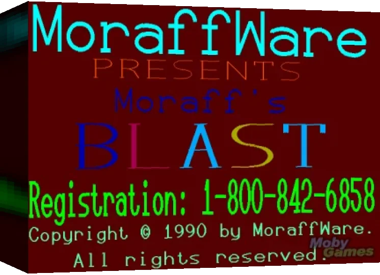 Moraff's Blast I — box-3D (WOR)