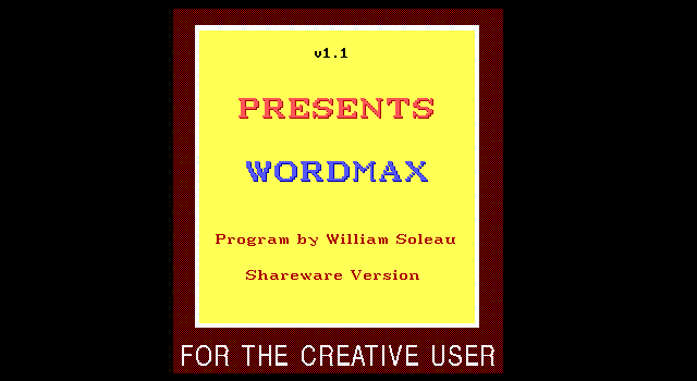 WordMax box art