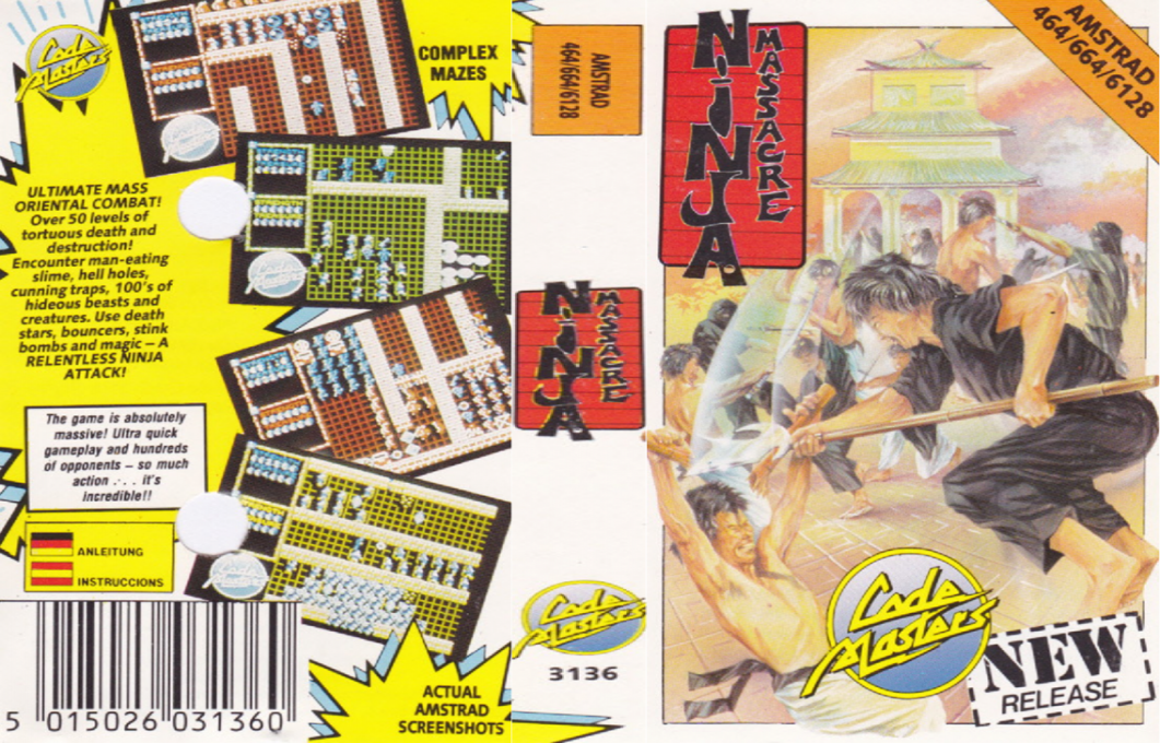 Ninja Massacre — box-texture (EU)
