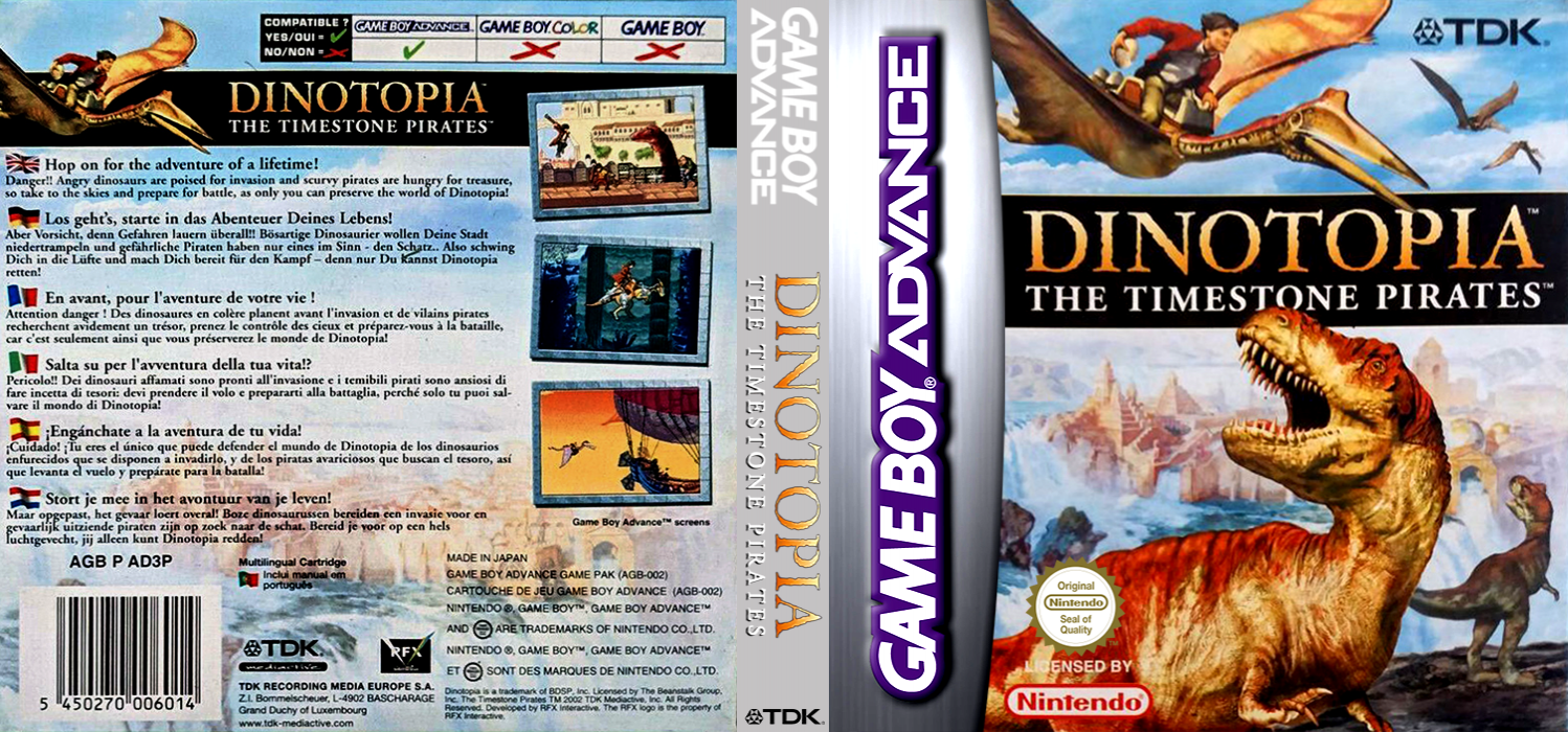 Dinotopia - The Timestone Pirates — box-texture (EU)