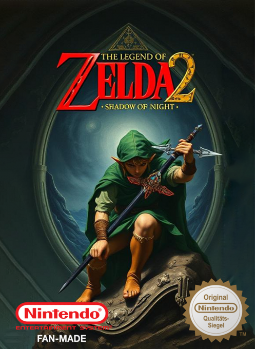 The Legend Of Zelda II: Shadow Of Night box art
