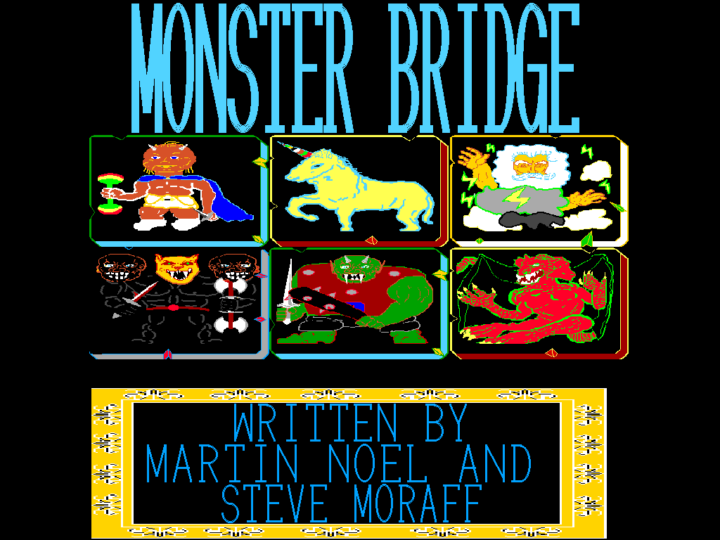 Moraff's Monster Bridge — sstitle (WOR)