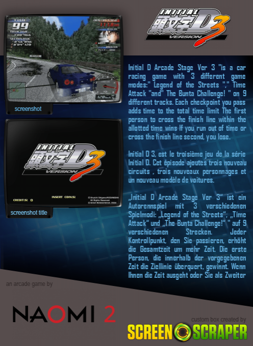 Initial D: Version 3 — box-2D-back (SS)